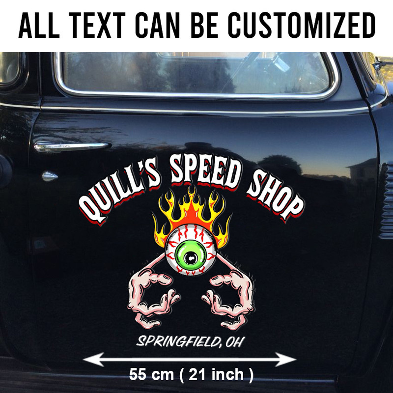 "Grandpas Secret Formula" Vintage Vinyl Decal Sticker – 100mm X 100mm, Multi-Color, Hot Rod/Rat Rod Theme