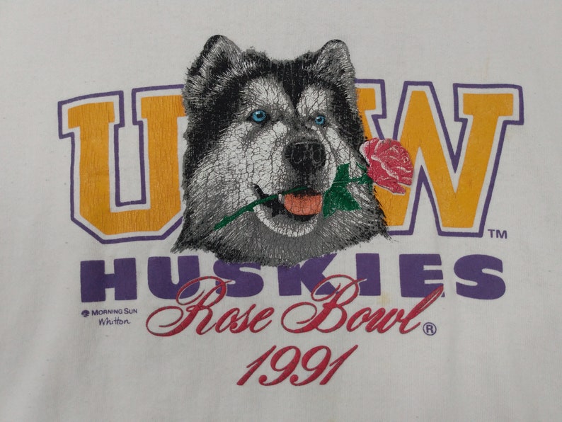 Casquette Snapback Vintage 1991 Rose Bowl - Iowa Hawkeyes Vs Washington Huskies, Rose
